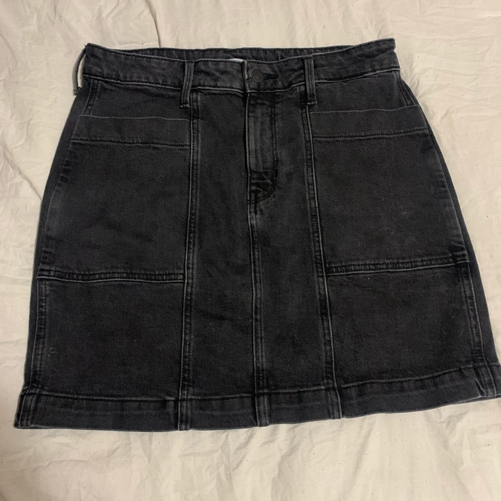 black jeans mini skirt, never worn, medium